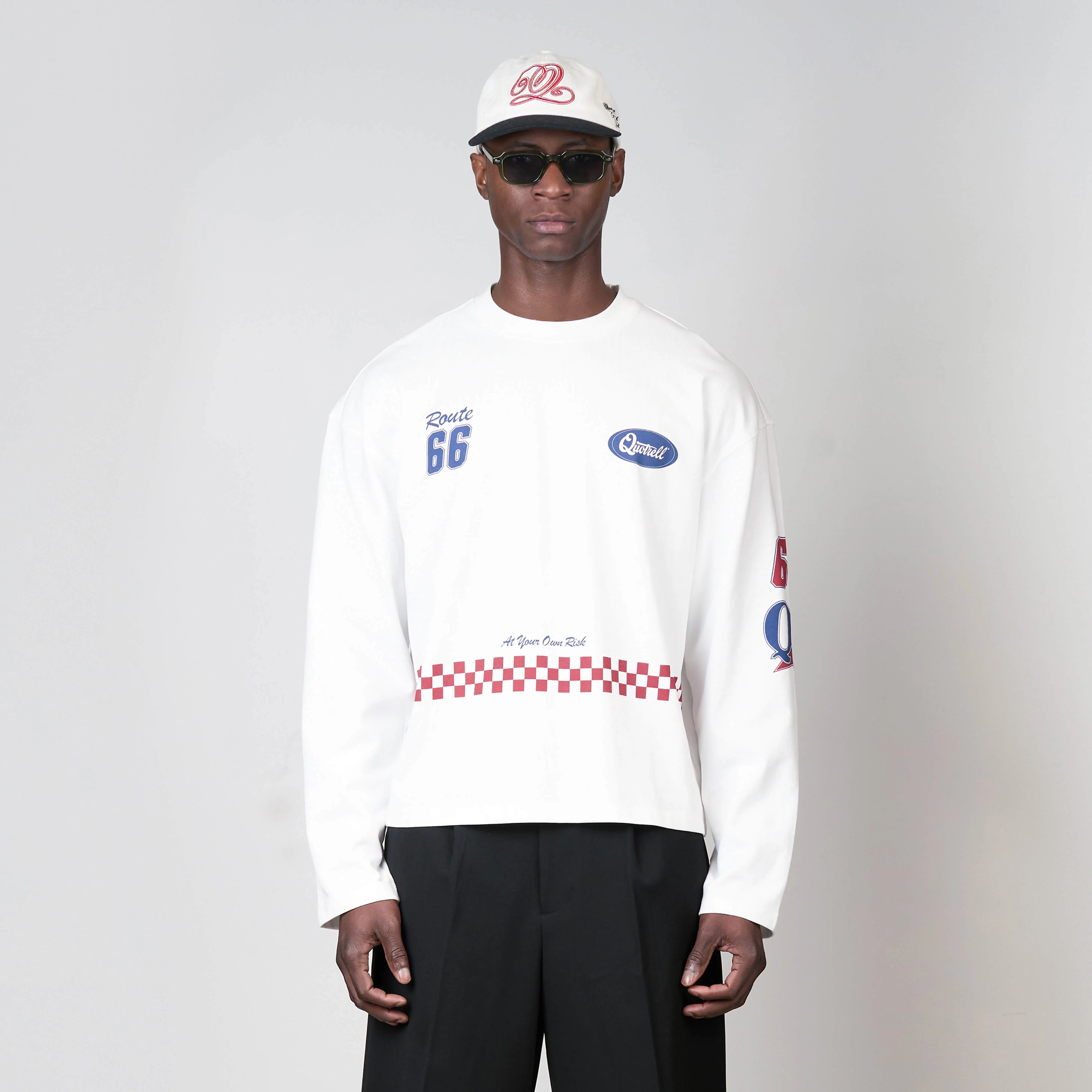 RACING LONGSLEEVE | WHITE/RED - Image 7